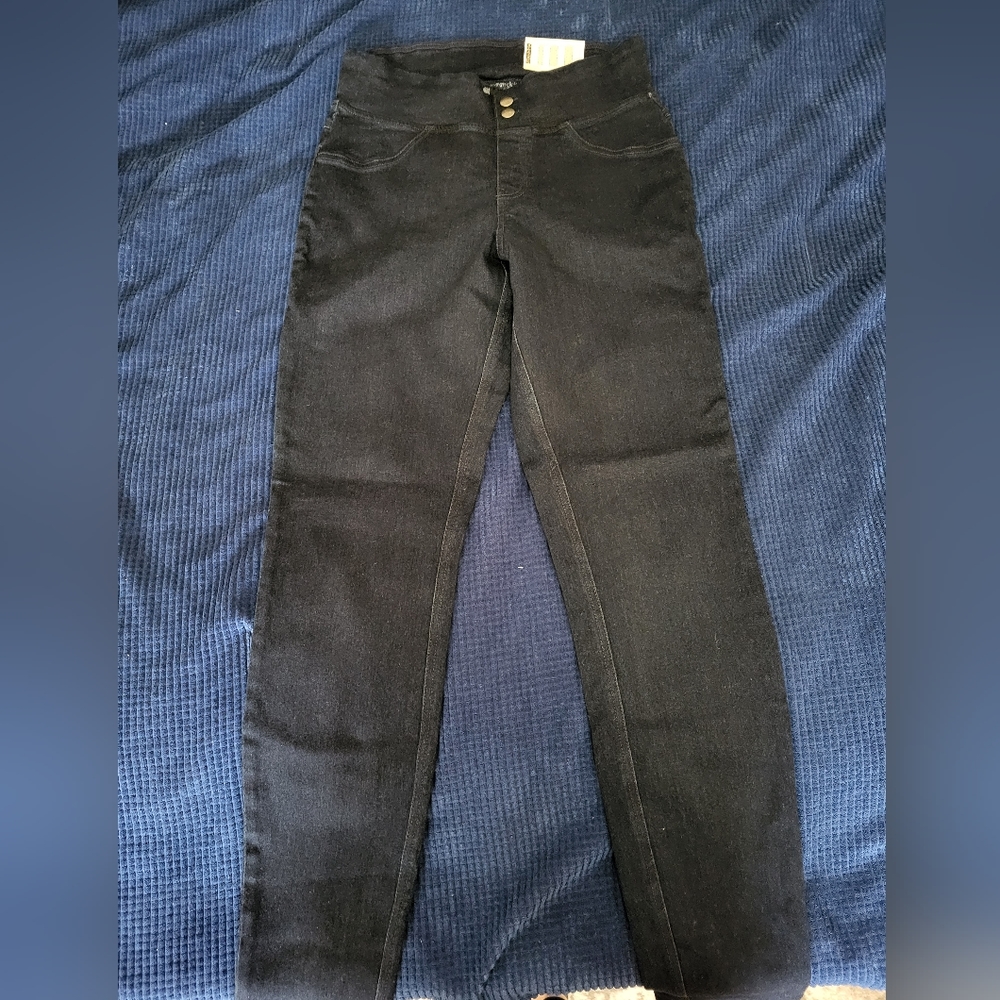 Denim leggings